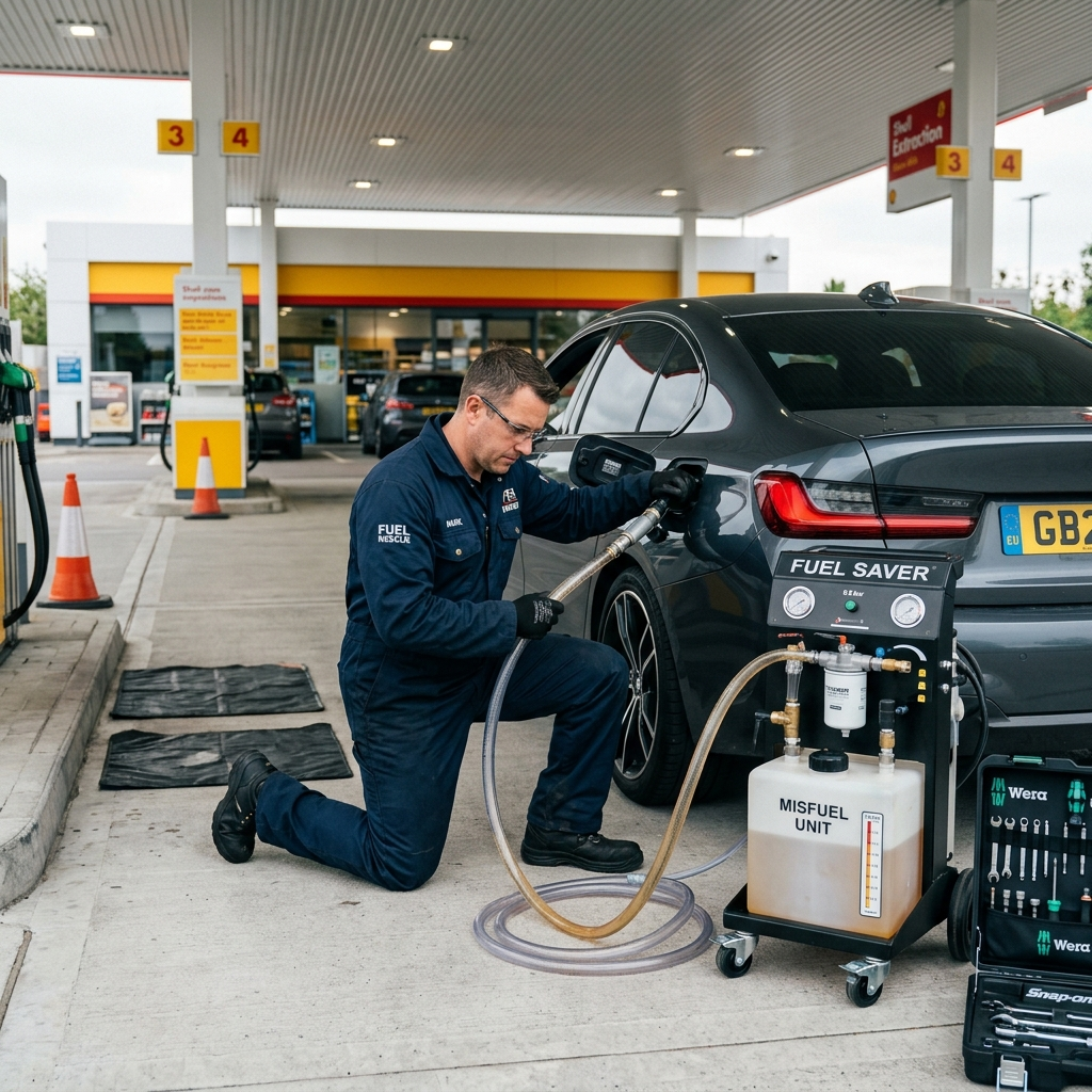 Erreur carburant siphonage